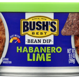 BUSHS BEST: Habanero Lime Bean Dip, 9.5 oz