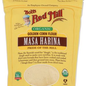 BOB'S RED MILL: Organic Golden Corn Flour Masa Harina, 24 oz