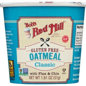 BOBS RED MILL: Gluten Free Oatmeal Cup Classic, 1.81 oz