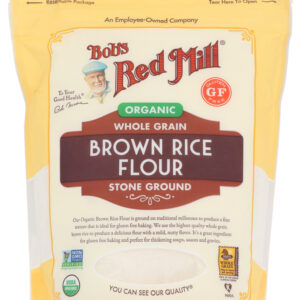 BOB'S RED MILL: Organic Brown Rice Flour, 24 oz