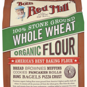 BOB'S RED MILL: 100% Stone Ground Whole Wheat Organic Flour, 5 lb