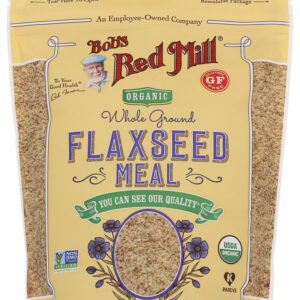 BOBS RED MILL: Organic Whole Ground Flaxseed Meal, 16 oz