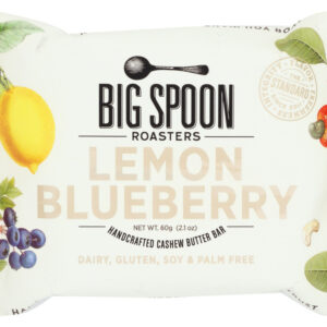 BIG SPOON ROASTERS: Lemon Blueberry Cashew Butter Bar, 60 gm