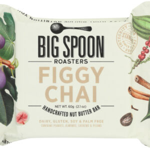 BIG SPOON ROASTERS: Figgy Chai Peanut Butter Bar, 60 gm