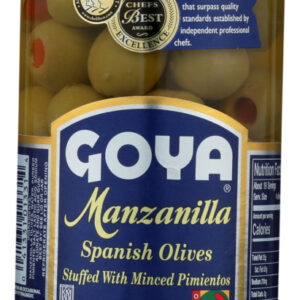 GOYA: Manzanilla Stuffed Spanish Olive, 9.5 oz
