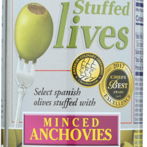 GOYA: Olives Stuffed With Minced Anchovies, 5.25 oz