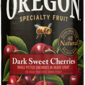OREGON SPECIALTY FRUIT: Pitted Dark Sweet Cherries In Heavy Syrup, 15 oz