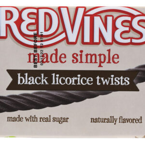 RED VINES: Black Licorice Twist, 4 oz
