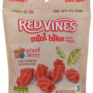RED VINES: Mini Bites Made Simple Mixed Berry Bag, 8 oz