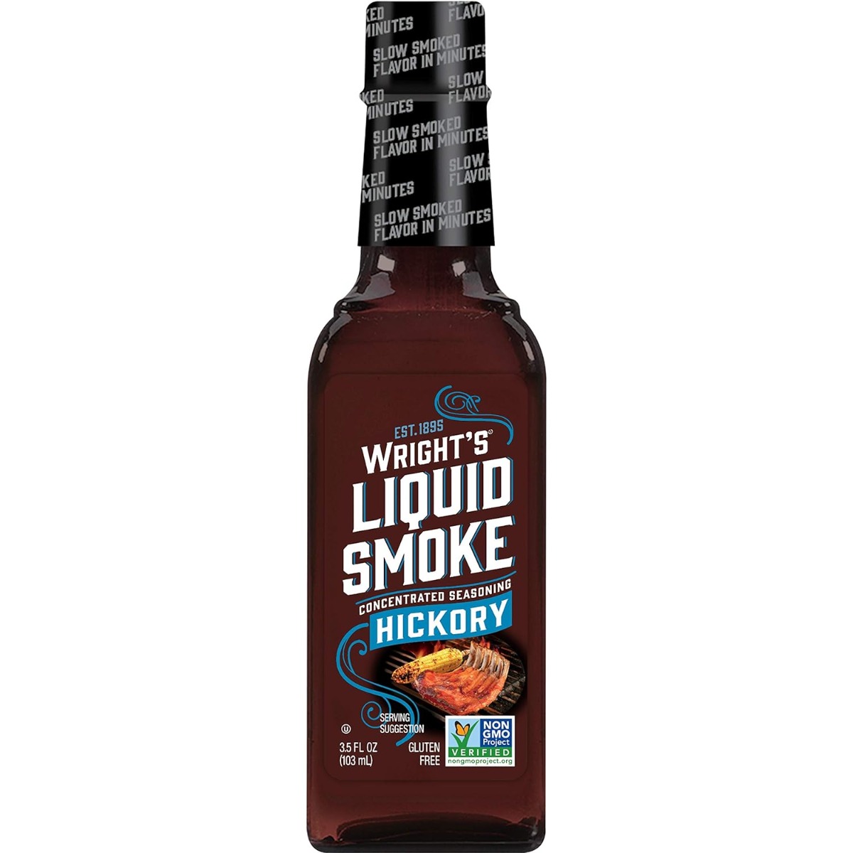 WRIGHTS HICKORY: Hickory Liquid Smoke, 3.5 oz