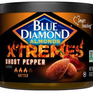 BLUE DIAMOND: Xtremes Ghost Pepper Almonds, 6 oz