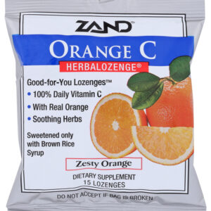 ZAND: Orange C Herbalozenge, 15 ct
