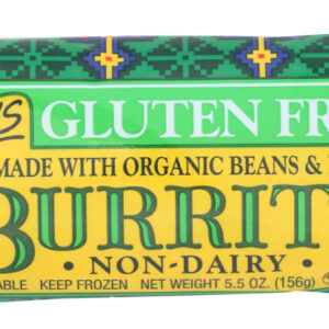 AMYS: Bean & Rice Gluten Free Non-Dairy Burrito, 5.5 oz