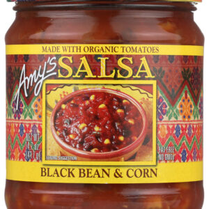 AMY'S: Black Bean & Corn Salsa, 14.7 oz