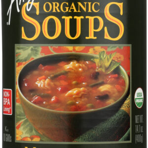 AMYS: Soup Minestrone Org, 14.1 oz