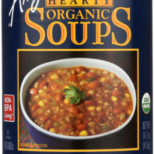 AMY'S: Organic Hearty Spanish Rice & Red Bean Soup, 14.7 Oz
