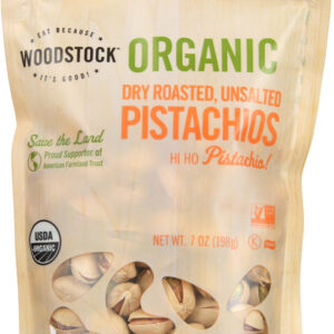 WOODSTOCK: Pistachios Dry Rstd Unslt, 7 OZ