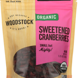 WOODSTOCK: Cranberries Sweet Dried, 5.25 OZ
