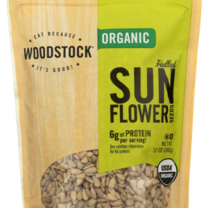 WOODSTOCK: Seeds Sunflower Raw Shld, 12 oz
