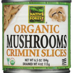 NATIVE FOREST: Organic Mushrooms Crimini Slices, 4 oz