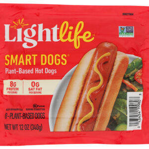 LIGHTLIFE: Smart Dogs Veggie Hot Dogs, 12 oz