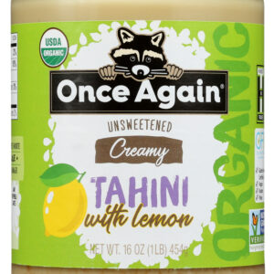 ONCE AGAIN: Butter Tahini With Lemon, 16 oz
