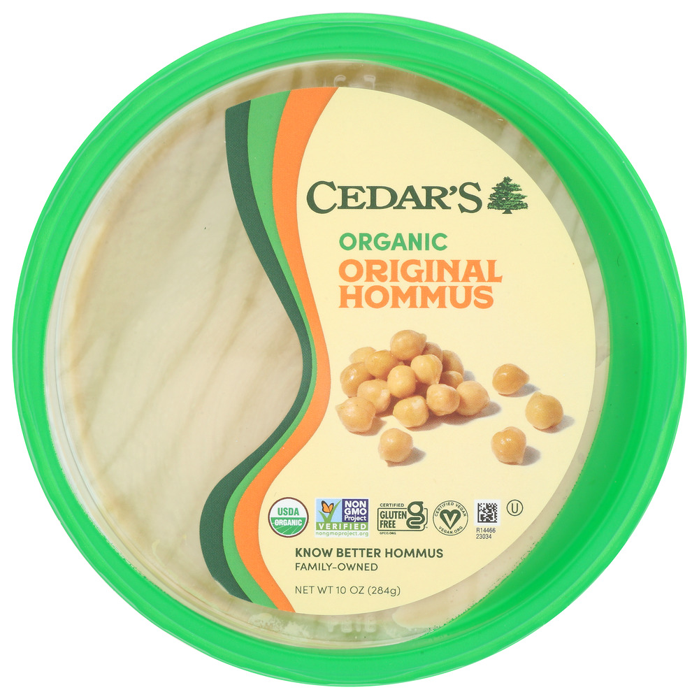 CEDAR'S: Organic Original Hommus, 10 oz