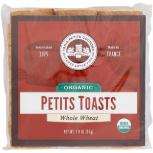 LES TROIS PETITS: Toasts Petits Ww Org, 2.8 OZ