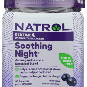 NATROL: Soothing Night Adult Gummy 300mg, 50 pc