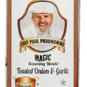 CHEF PAUL PRUDHOMME'S MAGIC SEASONING BLENDS:  Toasted Onion & Garlic, 2.1 oz
