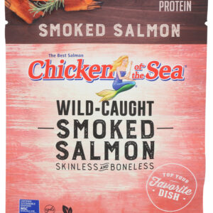 CHICKEN OF THE SEA: Salmon Wild Smoked Pouch, 3 oz