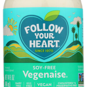 FOLLOW YOUR HEART: Vegenaise Soy-Free Dressing and Sandwich Spread, 16 oz
