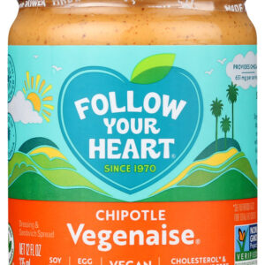 FOLLOW YOUR HEART: Gourmet Chipotle Vegenaise, 12 oz