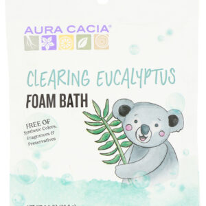 AURA CACIA: Eucalyptus Clearing Foam Bath, 2.5 oz