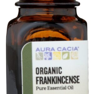 AURA CACIA: Aura Cacia Organic Frankincense Essential Oil, 0.25 oz
