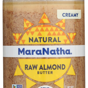 MARANATHA: Natural Raw Almond Butter Creamy, 16 oz