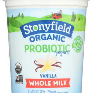 STONYFIELD: Organic Whole Milk Vanilla Yogurt, 32 oz