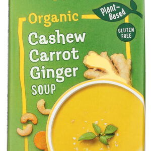 PACIFIC FOODS: Organic Cashew Carrot Ginger Soup, 32 oz