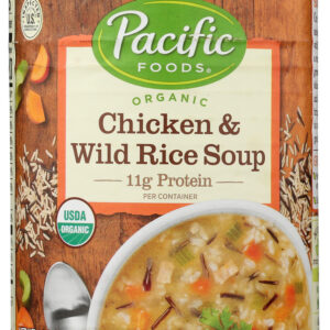 PACIFIC FOODS: Soup Chkn Wild Rice Org, 16.3 OZ