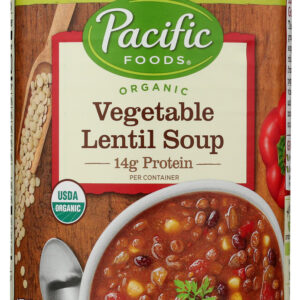 PACIFIC FOODS: Soup Veg Lentil Org, 16.3 OZ