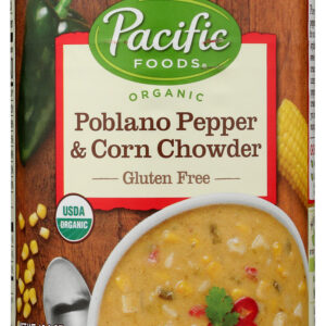 PACIFIC FOODS: Soup Poblano Corn Chowder, 16.3 OZ
