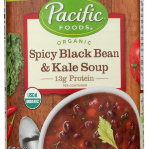 PACIFIC FOODS: Sup Spcy Blk Bn N Kl Org, 16.3 OZ