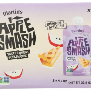 APPLE SMASH: Apple Pie Applesauce 8Pc, 33.6 oz