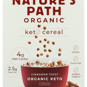NATURES PATH: Cinnamon Toast Keto Cereal, 9 oz
