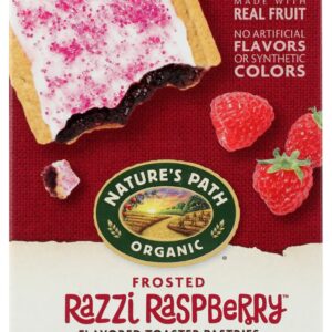 NATURES PATH: Frosted Razzi Raspberry Toaster Pastries, 11 oz