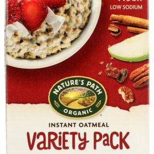 NATURE'S PATH: Organic Instant Hot Oatmeal Variety Pack 8 Count, 14 oz