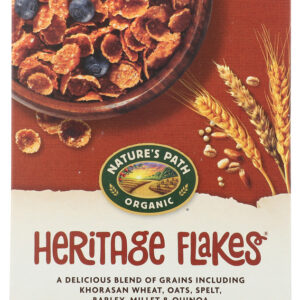 NATURES PATH: Organic Heritage Flakes Cereal Whole Grain, 13.25 oz