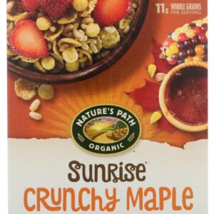 NATURES PATH: Organic Sunrise Cereal Gluten Free Crunchy Maple, 10.6 oz