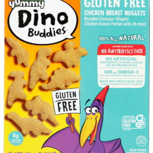 YUMMY: Gluten Free Dinosaur-Shaped Chicken Nuggets, 18 oz