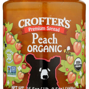 CROFTERS: Premium Spread Organic Peach, 16.5 oz